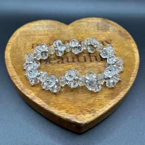 Clear Cluster Stretch bracelet Costume Fashion